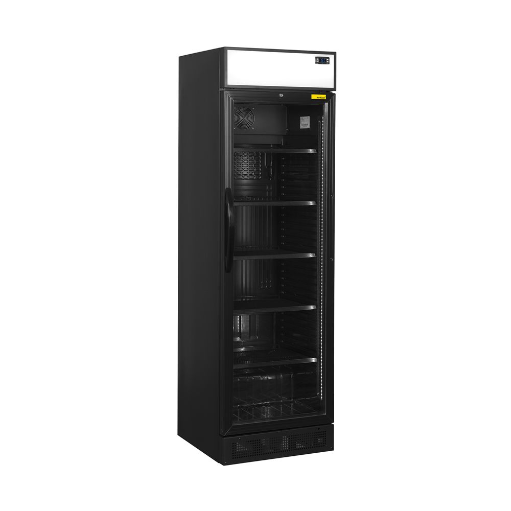 Glastürkühlschrank KU 385 G-CP II BLACK